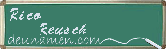 Rico Reusch Visitenkarte